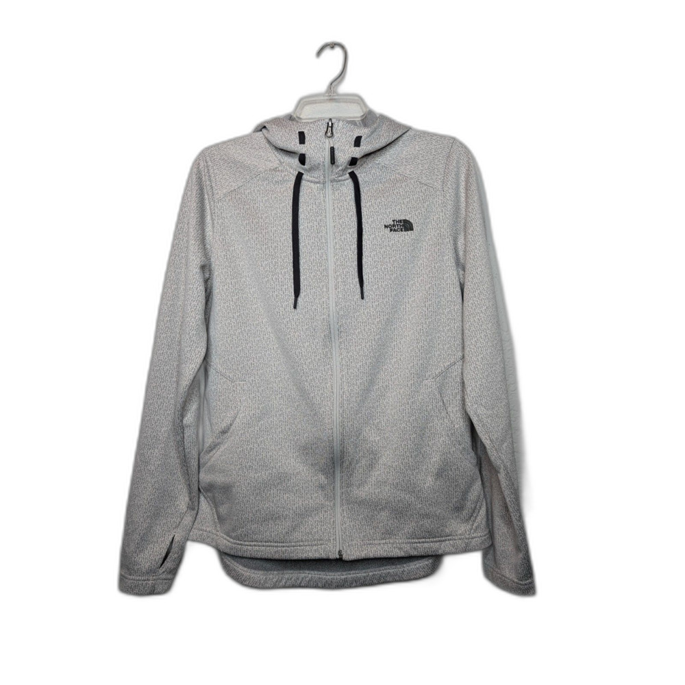 The North Face Mezzaluna Hoodie Womens Sz L Speckled Outdoors Activewear